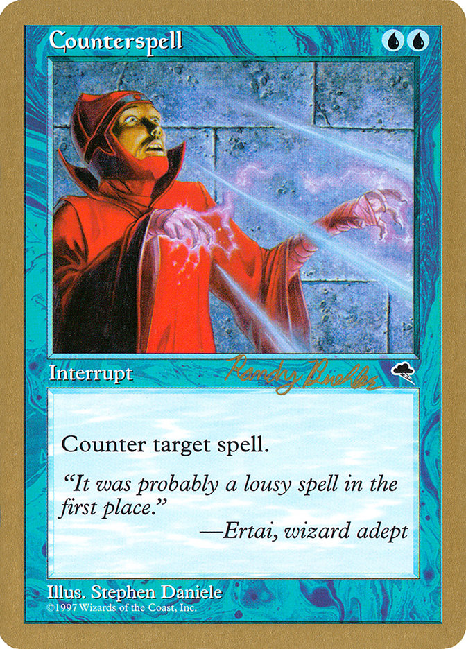 Counterspell (Randy Buehler) [World Championship Decks 1998] | Gear Gaming Bentonville