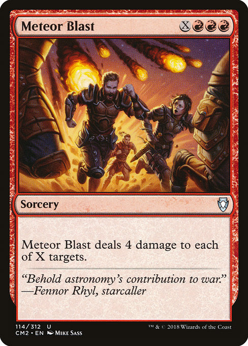 Meteor Blast [Commander Anthology Volume II] | Gear Gaming Bentonville