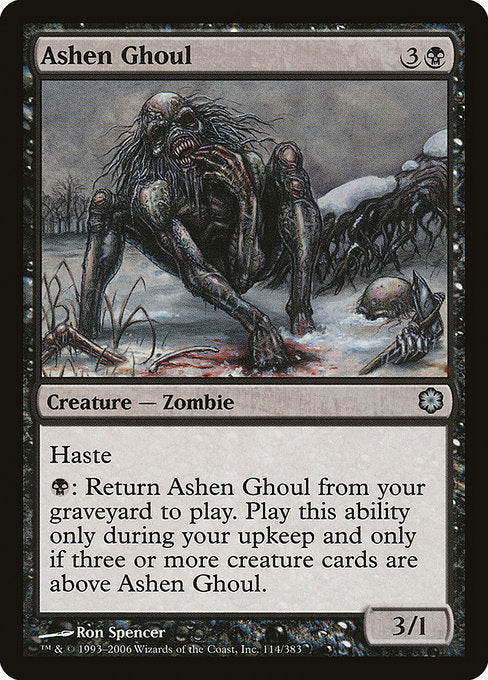 Ashen Ghoul [Coldsnap Theme Deck Reprints] | Gear Gaming Bentonville