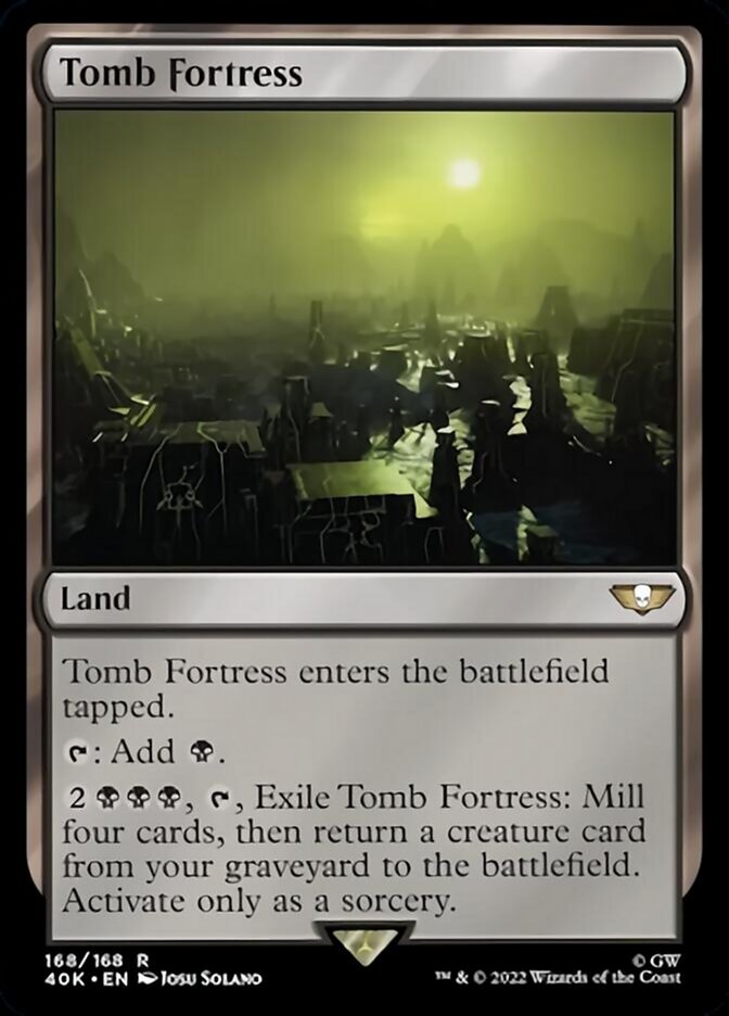 Tomb Fortress (Surge Foil) [Universes Beyond: Warhammer 40,000] | Gear Gaming Bentonville