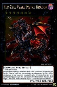 Red-Eyes Flare Metal Dragon [Premium Gold: Infinite Gold] [PGL3-EN078] | Gear Gaming Bentonville