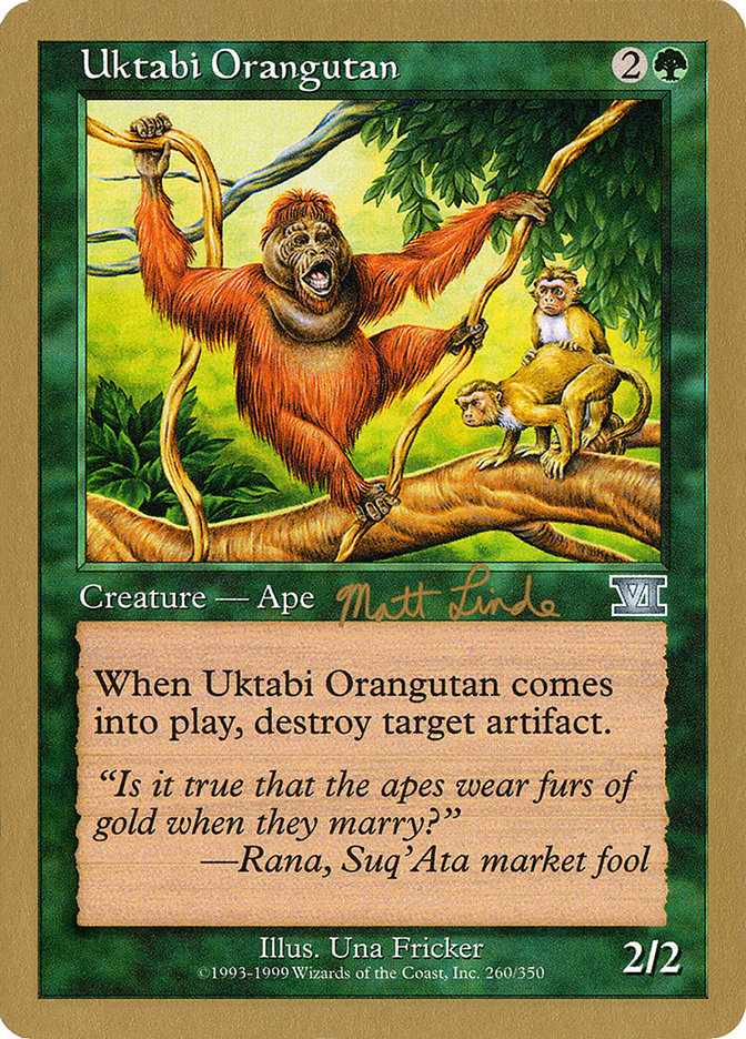 Uktabi Orangutan (Matt Linde) [World Championship Decks 1999] | Gear Gaming Bentonville