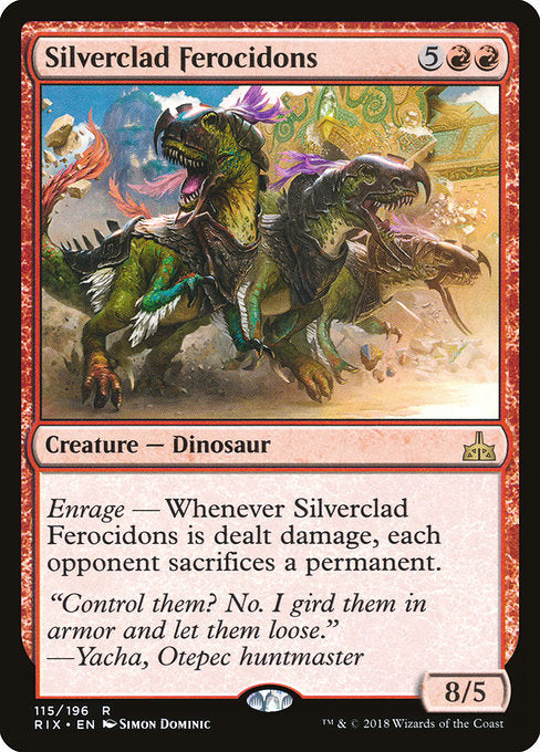 Silverclad Ferocidons [Rivals of Ixalan] | Gear Gaming Bentonville