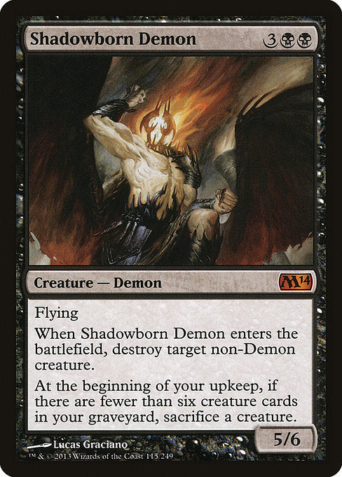 Shadowborn Demon [Magic 2014 (M14)] | Gear Gaming Bentonville