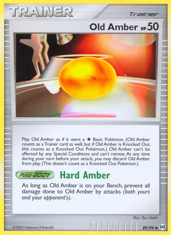 Old Amber (89/99) [Platinum: Arceus] | Gear Gaming Bentonville