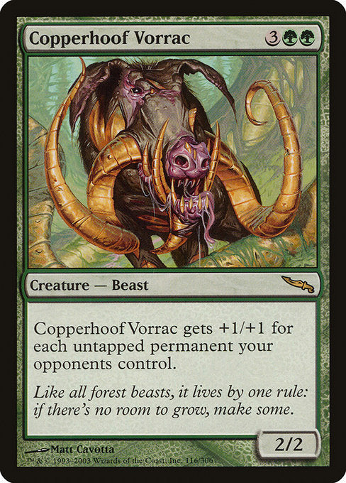 Copperhoof Vorrac [Mirrodin] | Gear Gaming Bentonville