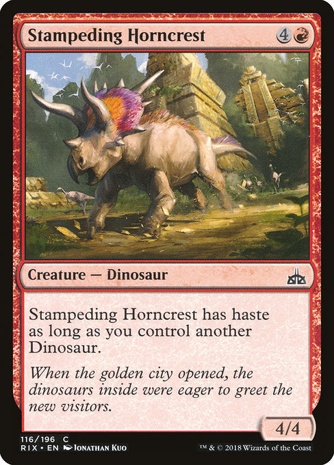 Stampeding Horncrest [Rivals of Ixalan] | Gear Gaming Bentonville