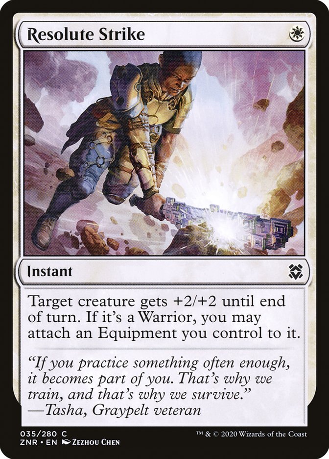 Resolute Strike [Zendikar Rising] | Gear Gaming Bentonville