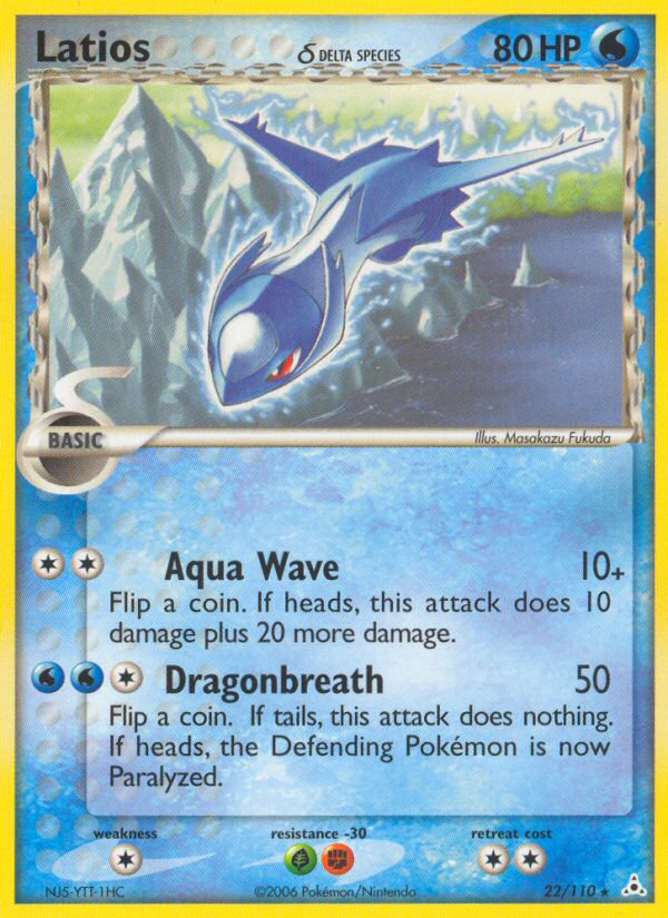 Latios (22/110) (Delta Species) [EX: Holon Phantoms] | Gear Gaming Bentonville