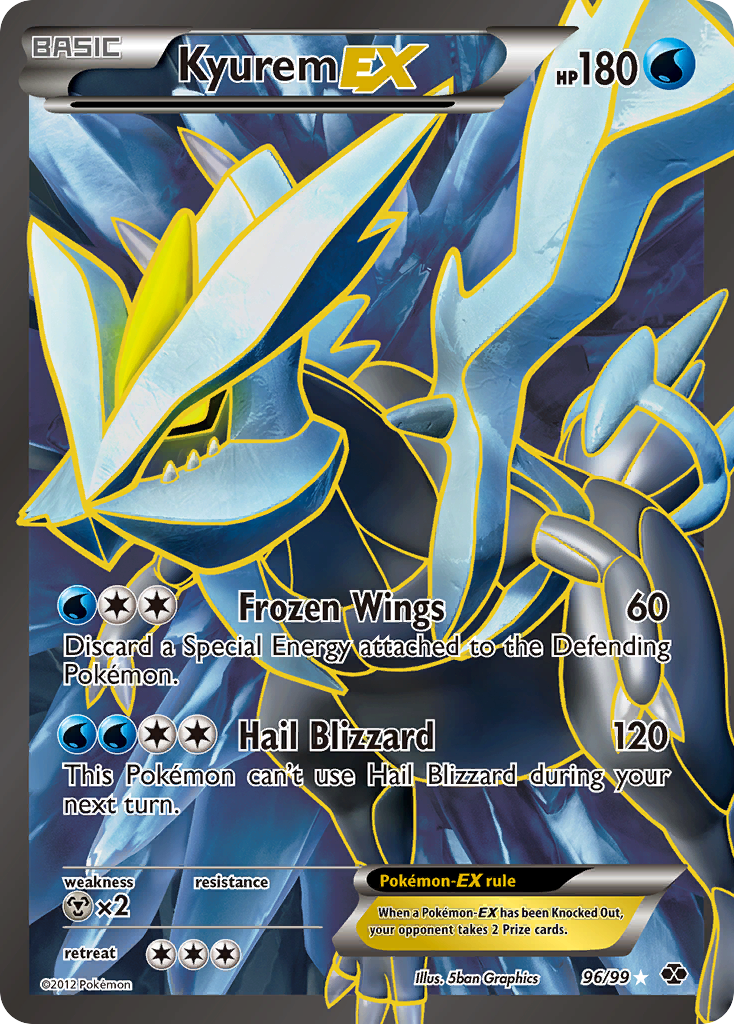 Kyurem EX (96/99) [Black & White: Next Destinies] | Gear Gaming Bentonville