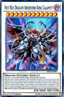 Hot Red Dragon Archfiend King Calamity [Shining Victories] [SHVI-EN097] | Gear Gaming Bentonville