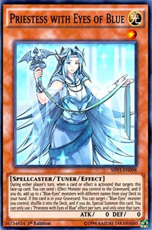 Priestess with Eyes of Blue [Shining Victories] [SHVI-EN098] | Gear Gaming Bentonville