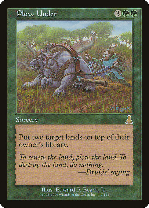 Plow Under [Urza's Destiny] | Gear Gaming Bentonville