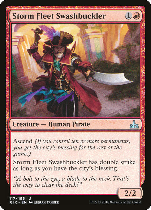 Storm Fleet Swashbuckler [Rivals of Ixalan] | Gear Gaming Bentonville