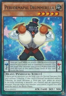 Performapal Drummerilla [Starter Deck: Yuya] [YS16-EN011] | Gear Gaming Bentonville