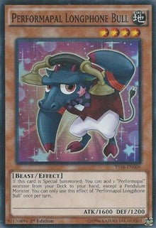 Performapal Longphone Bull [Starter Deck: Yuya] [YS16-EN006] | Gear Gaming Bentonville