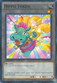 Hippo Token (Blue) [Starter Deck: Yuya] [YS16-ENT03] | Gear Gaming Bentonville