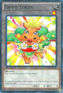 Hippo Token (Orange) [Starter Deck: Yuya] [YS16-ENT01] | Gear Gaming Bentonville