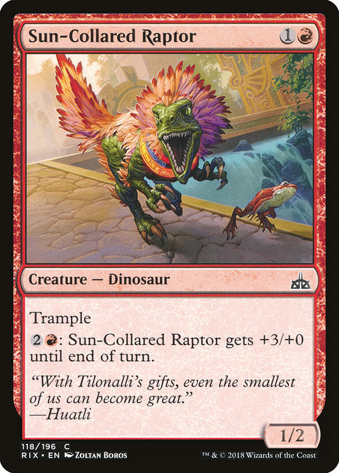 Sun-Collared Raptor [Rivals of Ixalan] | Gear Gaming Bentonville