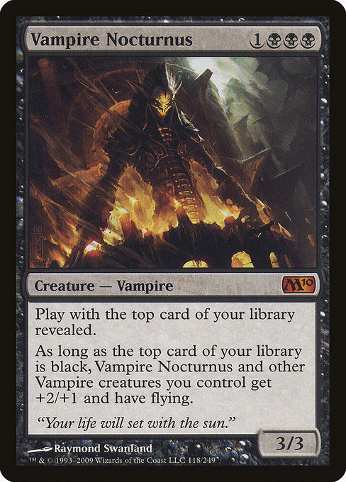 Vampire Nocturnus [Magic 2010 (M10)] | Gear Gaming Bentonville