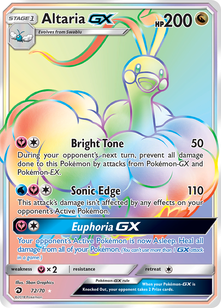 Altaria GX (72/70) [Sun & Moon: Dragon Majesty] | Gear Gaming Bentonville