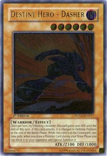 Destiny HERO - Dasher (UTR) [Power of the Duelist] [POTD-EN017] | Gear Gaming Bentonville