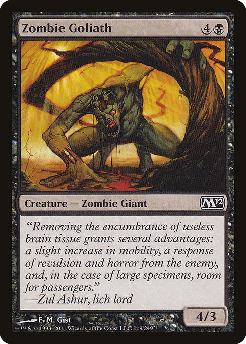 Zombie Goliath [Magic 2012 (M12)] | Gear Gaming Bentonville