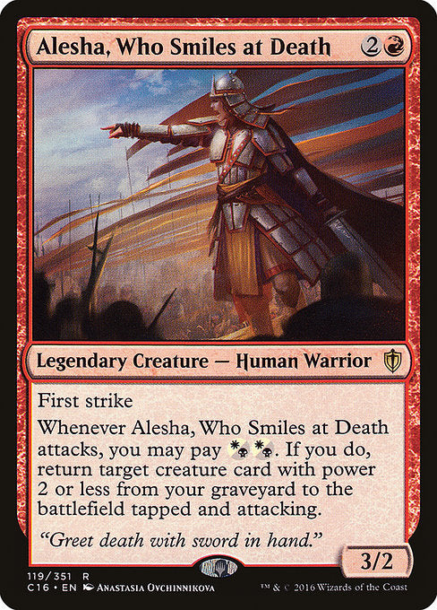 Alesha, Who Smiles at Death [Commander 2016] | Gear Gaming Bentonville