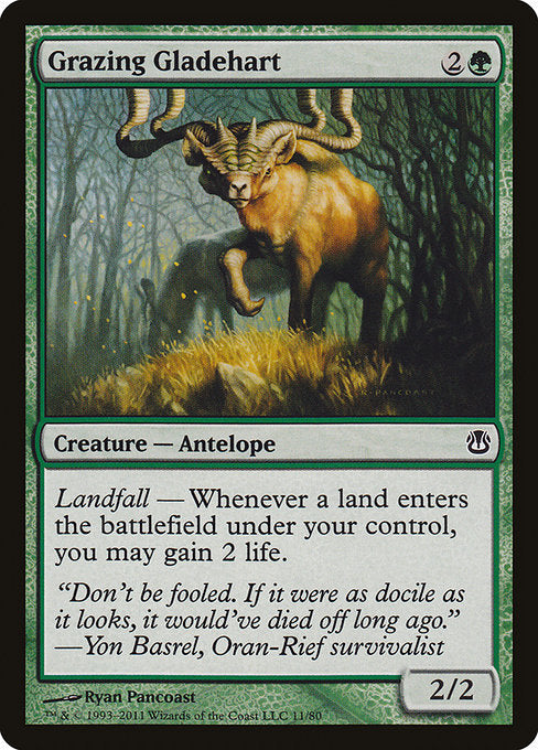 Grazing Gladehart [Duel Decks: Ajani vs. Nicol Bolas] | Gear Gaming Bentonville