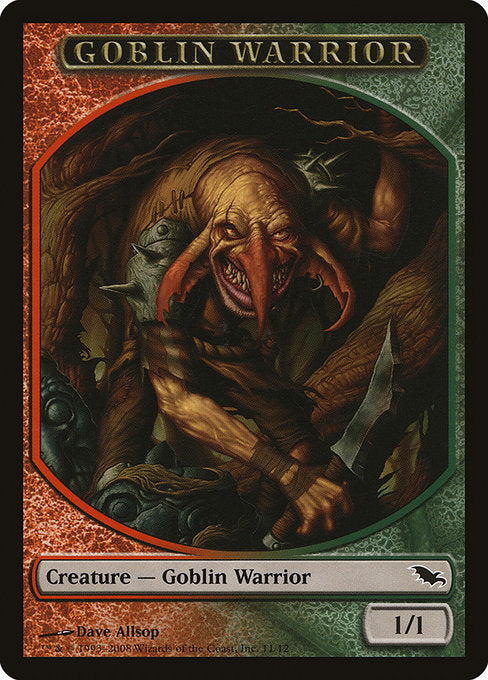 Goblin Warrior Token (Red/Green) [Shadowmoor] | Gear Gaming Bentonville