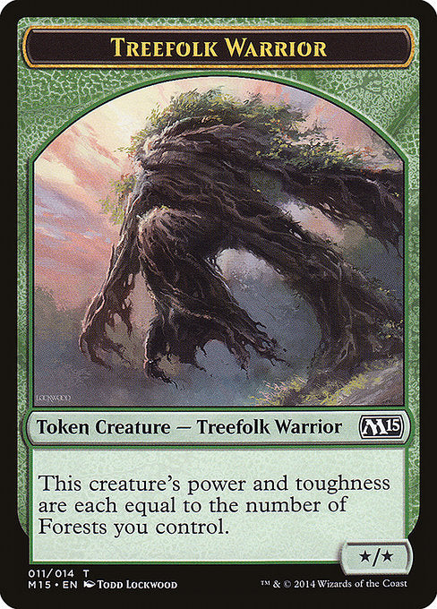 Treefolk Warrior Token [Magic 2015 (M15)] | Gear Gaming Bentonville