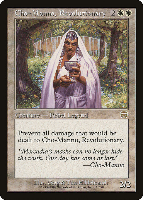 Cho-Manno, Revolutionary [Mercadian Masques] | Gear Gaming Bentonville