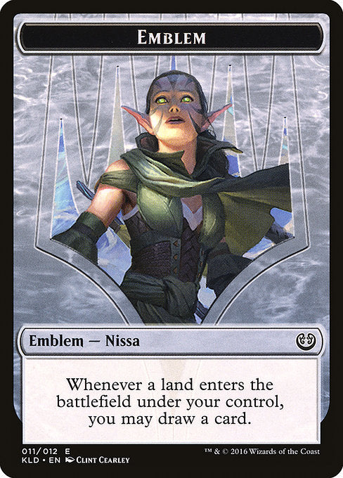 Emblem - Nissa, Vital Force [Kaladesh] | Gear Gaming Bentonville