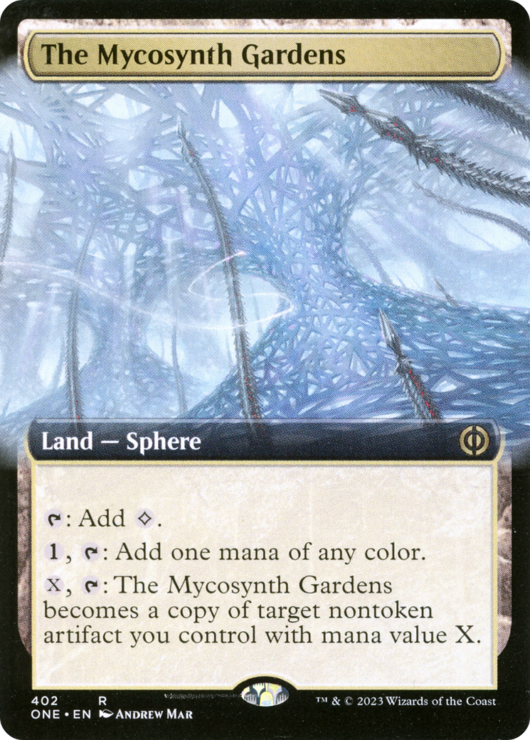 The Mycosynth Gardens (Extended Art) [Phyrexia: All Will Be One] | Gear Gaming Bentonville