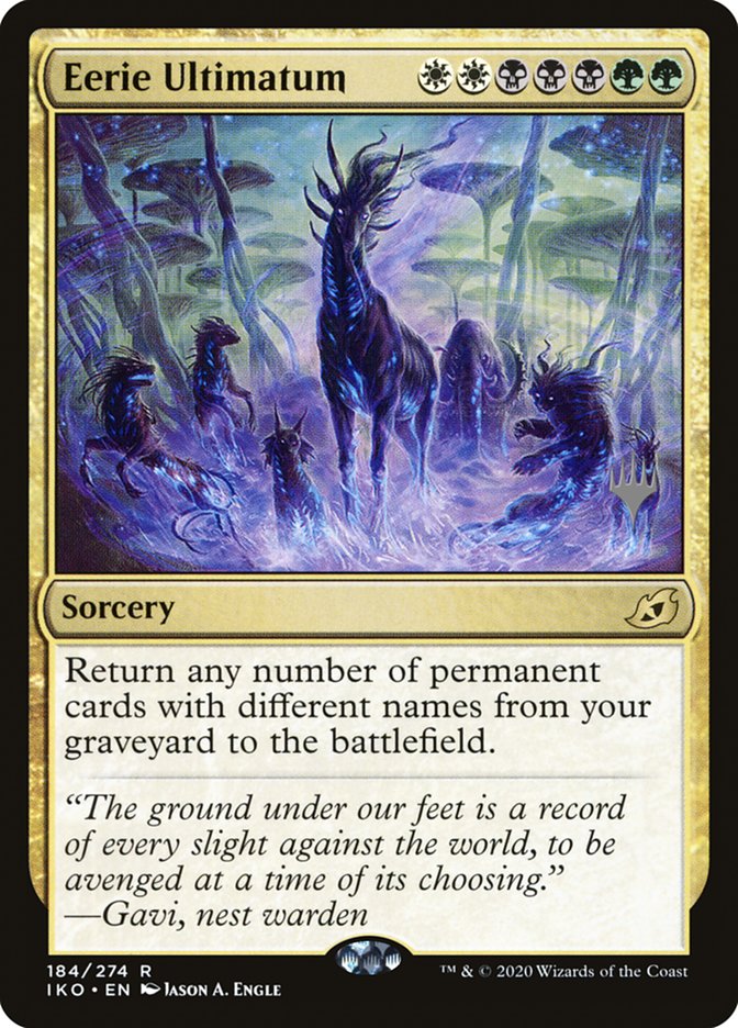 Eerie Ultimatum (Promo Pack) [Ikoria: Lair of Behemoths Promos] | Gear Gaming Bentonville