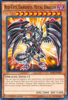 Red-Eyes Darkness Metal Dragon [Structure Deck: Rise of the True Dragons] [SR02-EN009] | Gear Gaming Bentonville