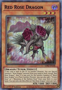 Red Rose Dragon (Blue) [LDS2-EN108] Ultra Rare | Gear Gaming Bentonville