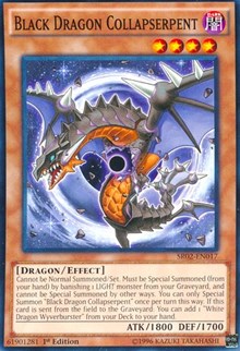 Black Dragon Collapserpent [Structure Deck: Rise of the True Dragons] [SR02-EN017] | Gear Gaming Bentonville