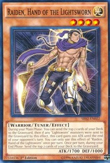 Raiden, Hand of the Lightsworn [Structure Deck: Rise of the True Dragons] [SR02-EN022] | Gear Gaming Bentonville
