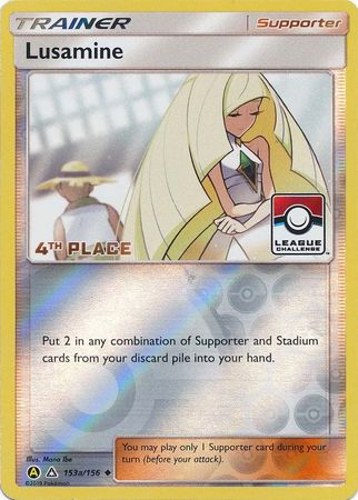 Lusamine (153a/156) (League Challenge Alt Art 4th Place) [Sun & Moon: Ultra Prism] | Gear Gaming Bentonville