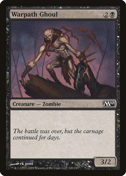 Warpath Ghoul [Magic 2010 (M10)] | Gear Gaming Bentonville