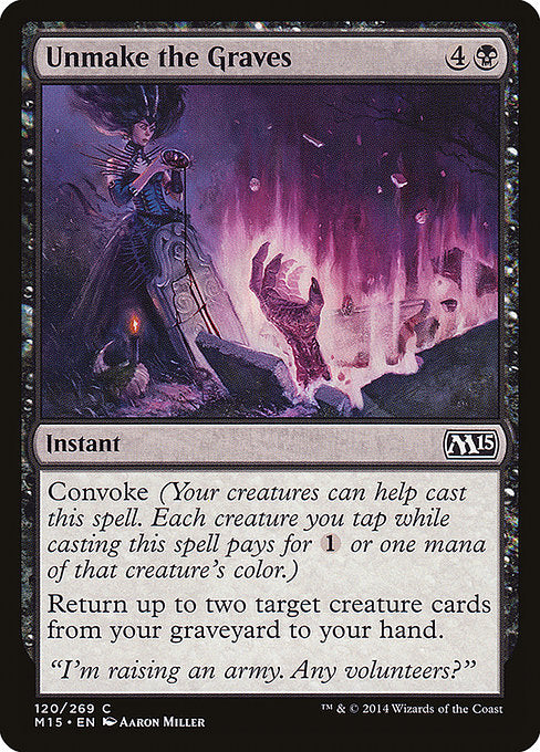 Unmake the Graves [Magic 2015 (M15)] | Gear Gaming Bentonville