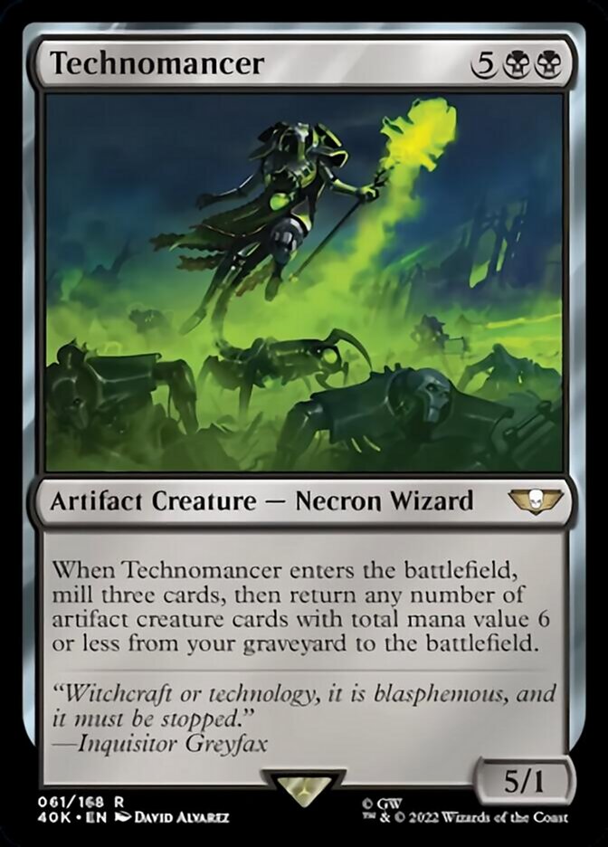 Technomancer (Surge Foil) [Universes Beyond: Warhammer 40,000] | Gear Gaming Bentonville