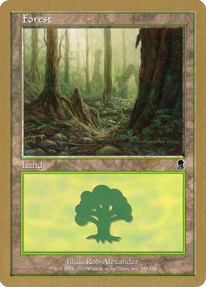 Forest (rl348) (Raphael Levy) [World Championship Decks 2002] | Gear Gaming Bentonville