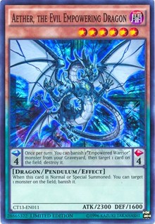 Aether, the Evil Empowering Dragon [2016 Mega-Tins] [CT13-EN011] | Gear Gaming Bentonville