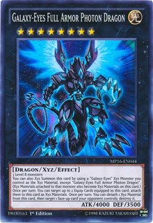 Galaxy-Eyes Full Armor Photon Dragon [2016 Mega-Tins Mega Pack] [MP16-EN044] | Gear Gaming Bentonville