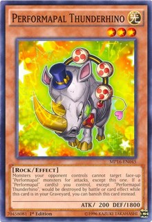 Performapal Thunderhino [2016 Mega-Tins Mega Pack] [MP16-EN045] | Gear Gaming Bentonville