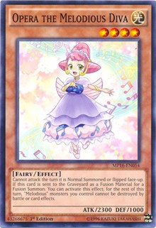 Opera the Melodious Diva [2016 Mega-Tins Mega Pack] [MP16-EN054] | Gear Gaming Bentonville