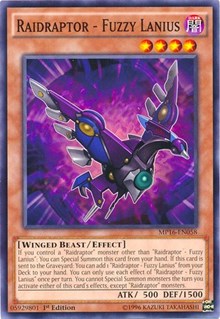 Raidraptor - Fuzzy Lanius [2016 Mega-Tins Mega Pack] [MP16-EN058] | Gear Gaming Bentonville