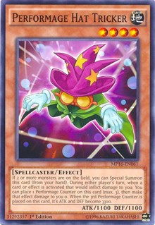 Performage Hat Tricker [2016 Mega-Tins Mega Pack] [MP16-EN061] | Gear Gaming Bentonville